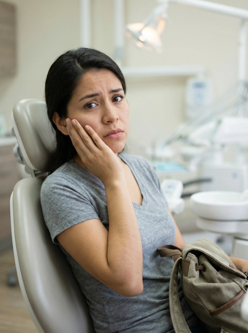 Patient receiving prompt emergency dental care at myDental San Marcos