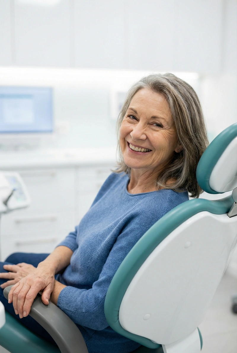 Smiling patient after successful periodontal treatment at myDental