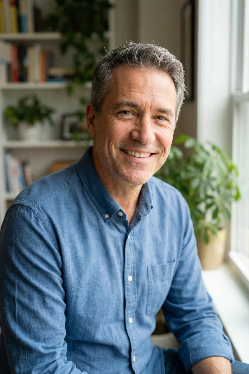 Patient holding oral appliance after sleep apnea treatment at myDental