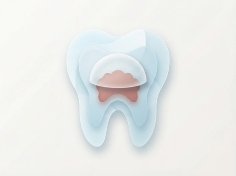 Pulp therapy treatment illustration for early intervention