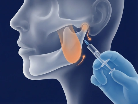 Botox injection for TMJ jaw muscle pain relief